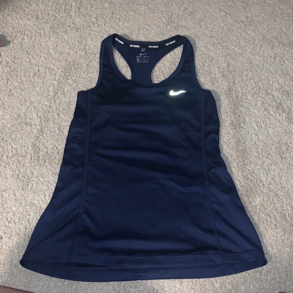 Navy Blue Nike Running Top - Picture 1 of 6
